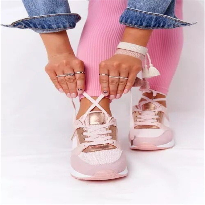 Women’s Plus Size Platform Wedge Sneakers - Image 5