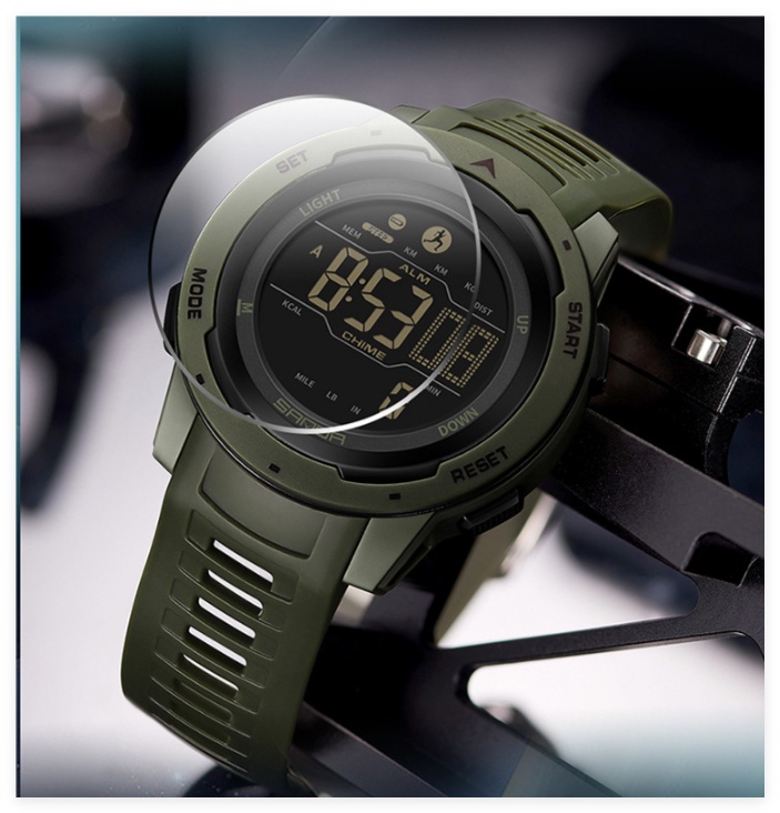 Sanda Calories Waterproof Multifunctional Shockproof Smart Men's And Women's Watch