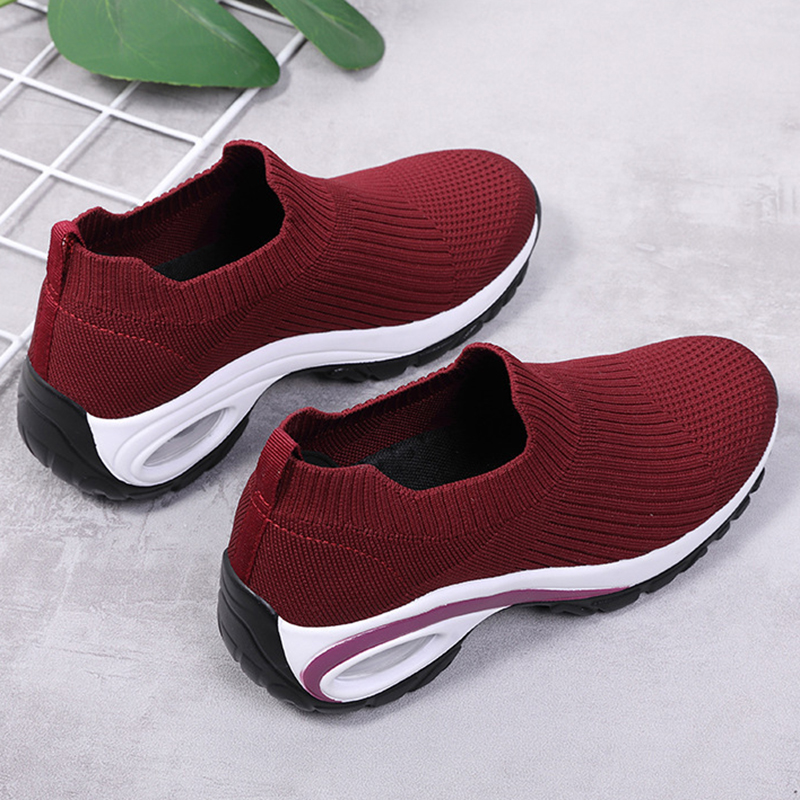 Sneakers Women Air Cushion Mesh Breathable Running Sports Shoes