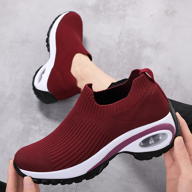 Women Air Cushion Mesh Breathable Running Sports Shoes - Image 2