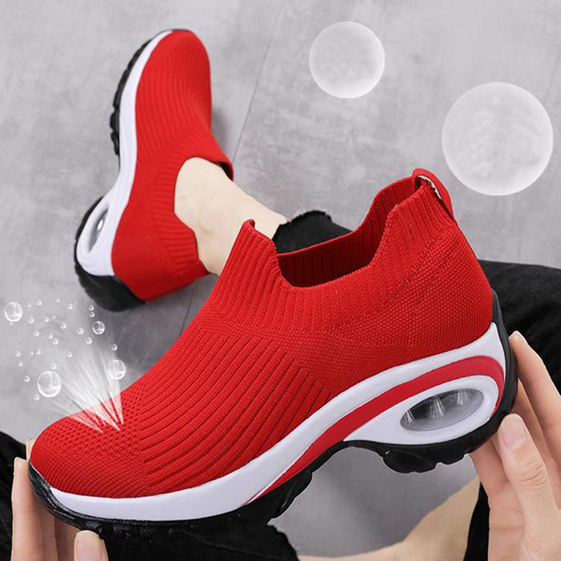 Women Air Cushion Mesh Breathable Running Sports Shoes - Image 5