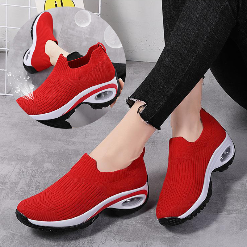 Women Air Cushion Mesh Breathable Running Sports Shoes - Image 6