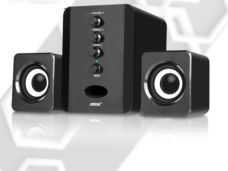 Speakers Computer D - 202 Combination Music - Player Subwoofer - Sound - Box Smart - Phones Stereo
