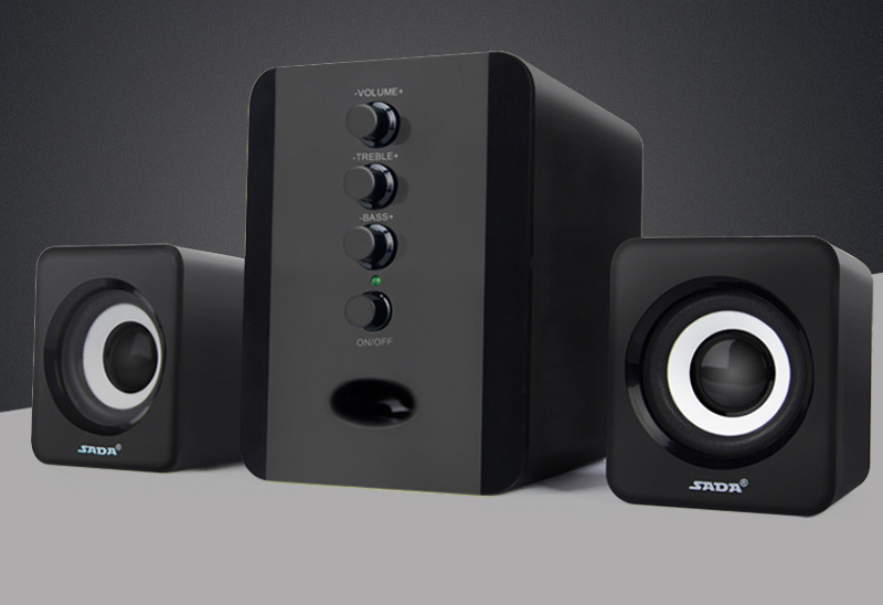 Speakers Computer D - 202 Combination Music - Player Subwoofer - Sound - Box Smart - Phones Stereo