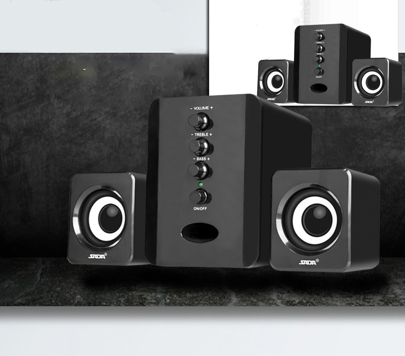 Speakers Computer D - 202 Combination Music - Player Subwoofer - Sound - Box Smart - Phones Stereo