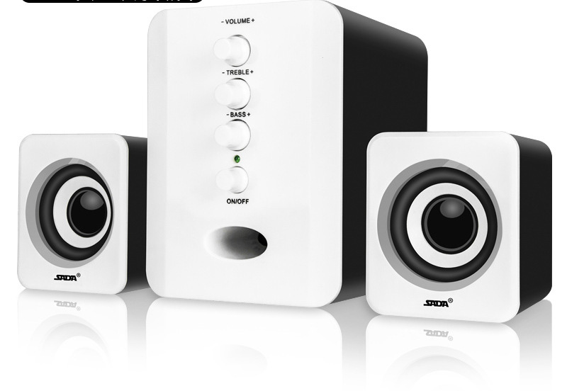 Speakers Computer D - 202 Combination Music - Player Subwoofer - Sound - Box Smart - Phones Stereo