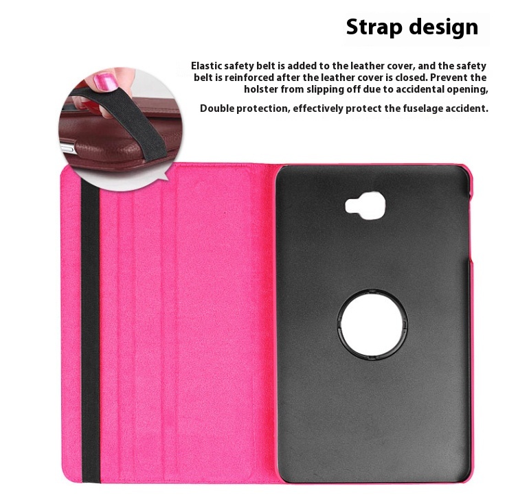Tablet PC Protective Rotating Leather Case