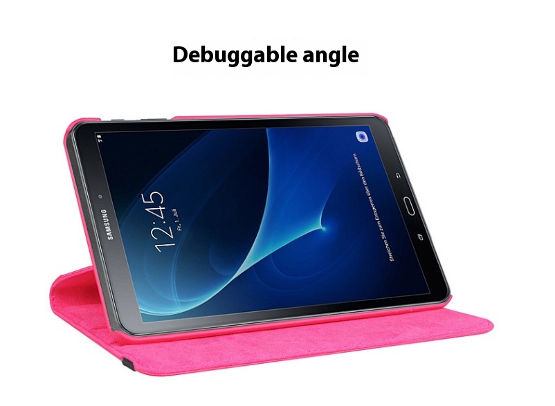 Tablet PC Protective Rotating Leather Case