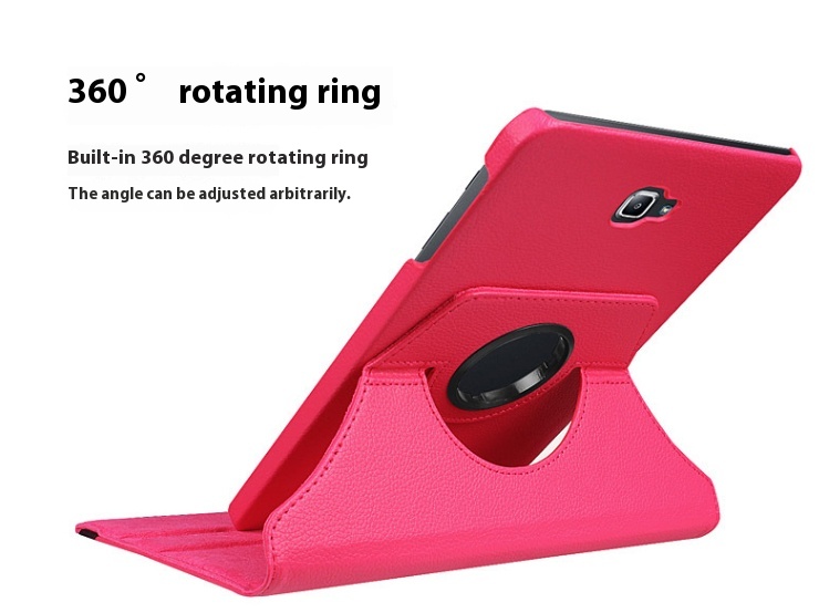 Tablet PC Protective Rotating Leather Case