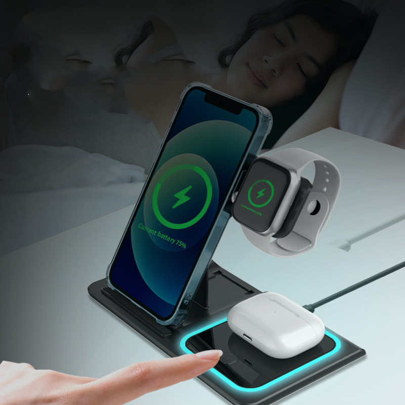 Three-in-One Foldable Wireless Charger - Image 2