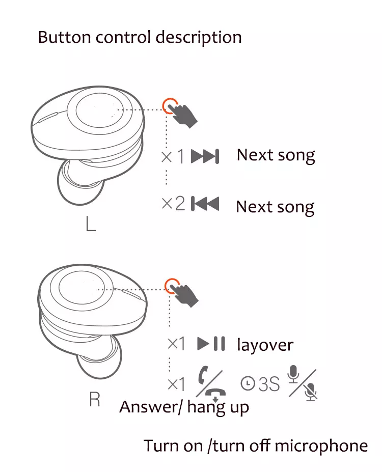 TUNE120TWS wireless music headphones