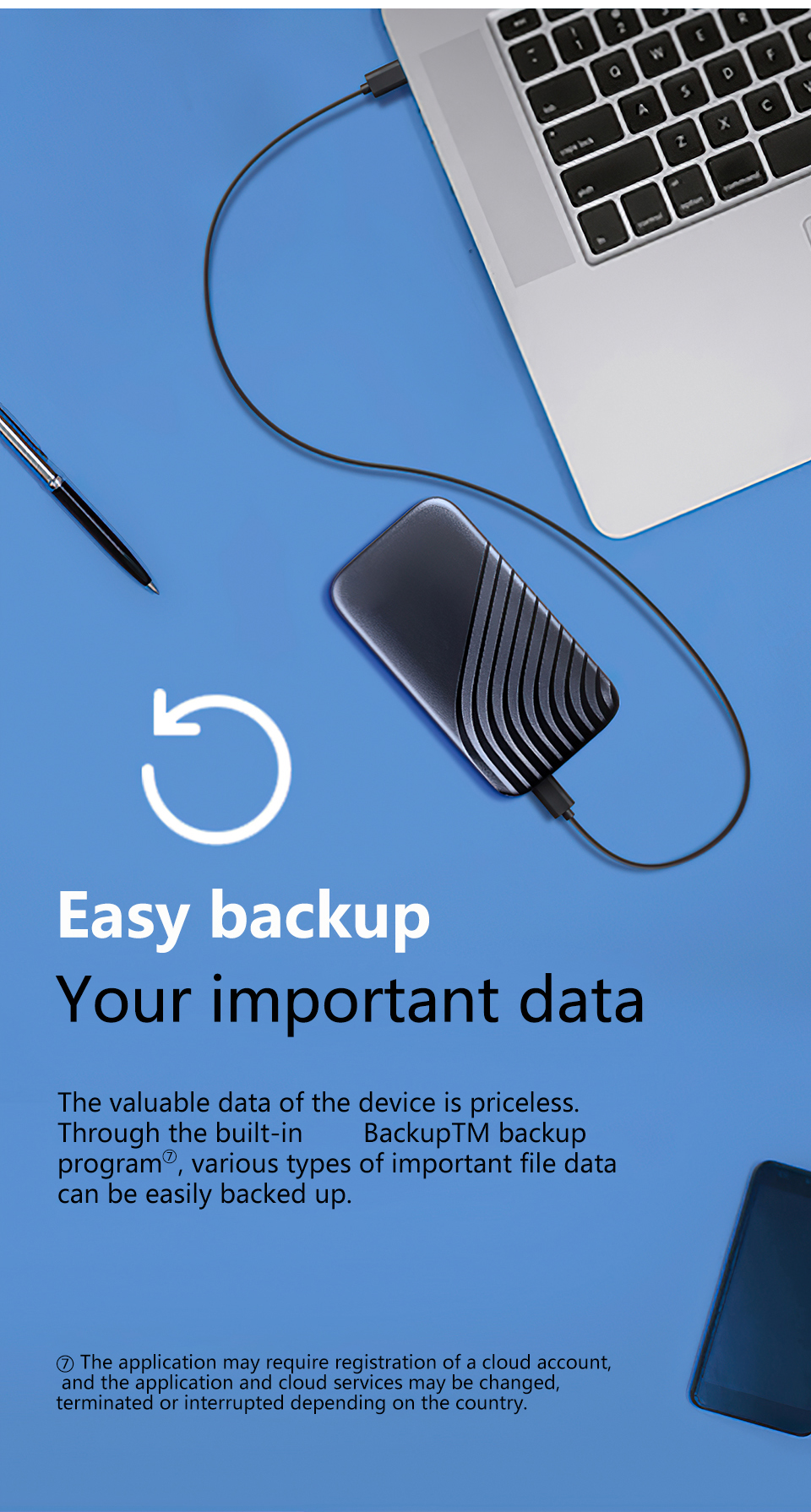 Type C Mobile Solid State Drive Go Together