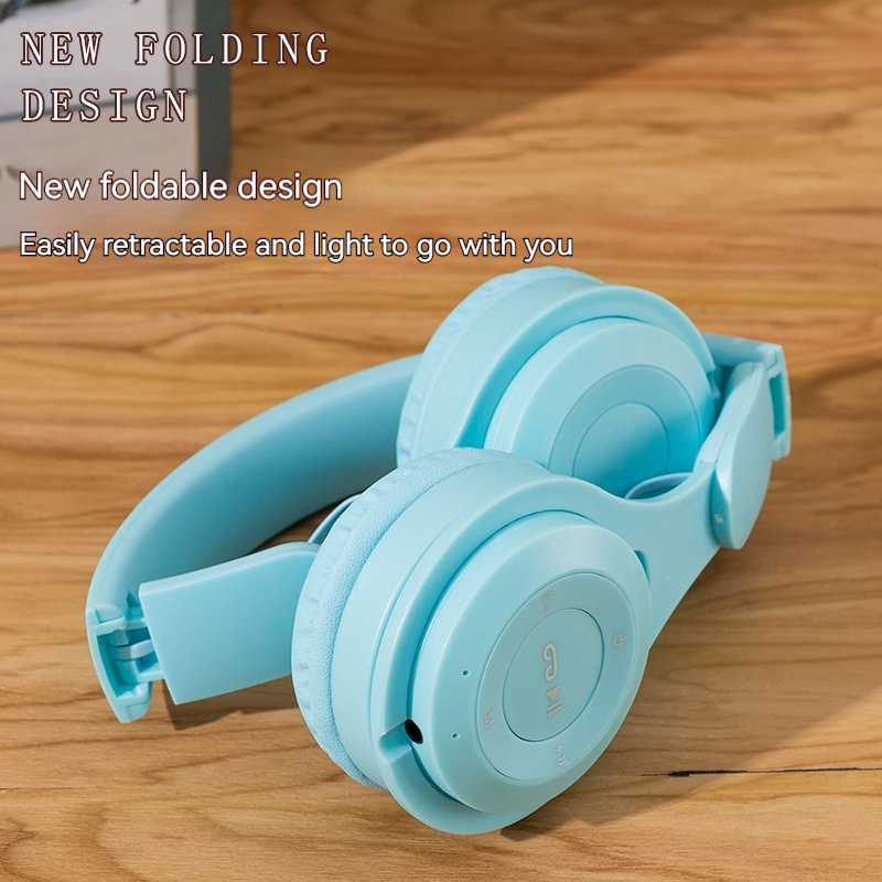 Wireless Headset Foldable Extra Bass Headphones