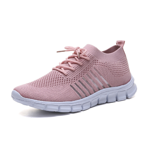 Women's Breathable Sneaker High - cut Lace - up Platform Casual Shoes
