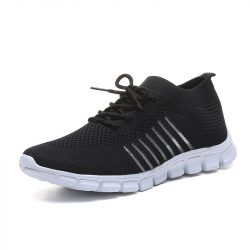 Women's Breathable Sneaker High - cut Lace - up Platform Casual Shoes
