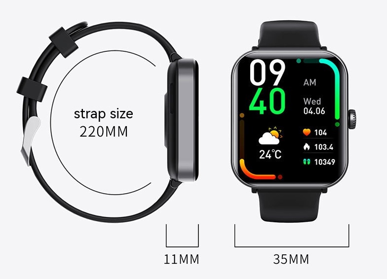 F57Pro Smart Watch Bluetooth Calling Health Monitoring