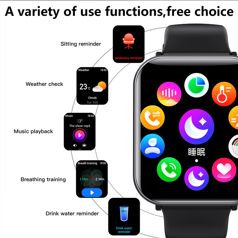 F57Pro Smart Watch – Bluetooth Calling Fitness & Health Tracker - Image 4